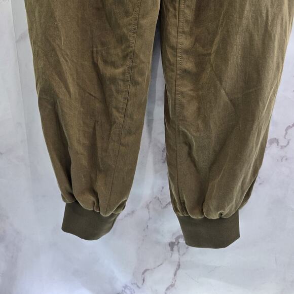 Maeve Pants Womens Small Olive Army Jogger High Rise Crop Cicerone Boho - Picture 9 of 12